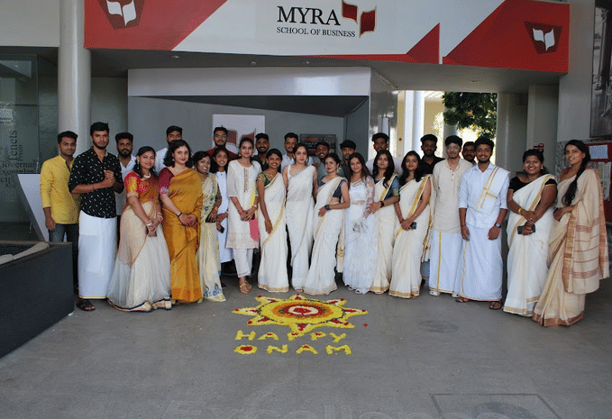 MYRA School of Business Mysore Onam - 2023 photo 7
